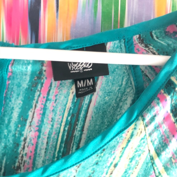 Super fun technicolor dress with pockets - Picture 3 of 7